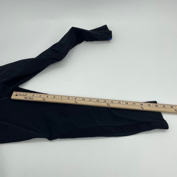 IRIDIUM Riding Breeches Youth Med Pull On Equestrian Tights Black Pockets - Picture 6 of 8